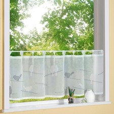 Scheibengardine Vogel Natur