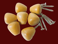 Heimwerker - Schrank-Knöpfe - Holz - Länge 4cm - 7 Stück