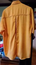 LECHE HERRENHEMD-top schönes Sommerhemd-gr.41/42--gelb