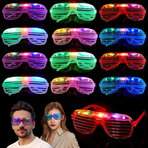 Stück led brille neon - 12,