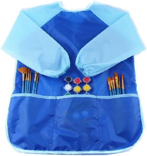 Malschürze kinder blau - kinder,