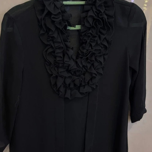 Zara bluse mit rüschen - bluse,