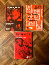 Victor Gunn: 3 alte Goldmann Krimi (Titel siehe Foto) - Chefinspektor Cromwell