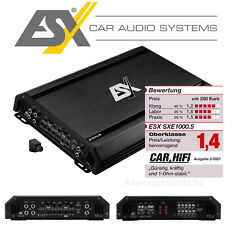 ESX SXE1000.5 2000 Watt 5-Kanal Verstärker Auto Endstufe Lautsprecher Subwoofer