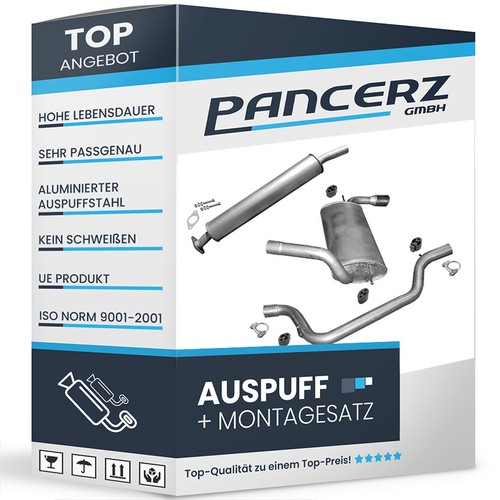 Komplette auspuffanlage für - auspuffanlage,