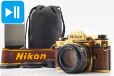 [NEUWERTIG] Nikon FA Gold Edition analoge Kleinbildkamera + Ais 50mm f1.4...