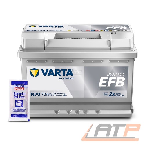 Varta dynamic efb autobatterie - efb,