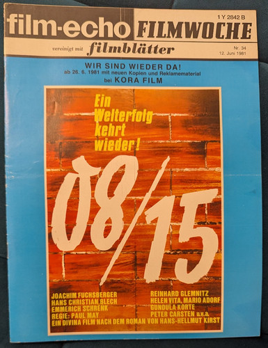Filmecho filmwoche ausgabe - filmecho,