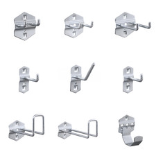 Werkzeughalter Werkzeughaken Lochwandhaken Metallhaken für Lochwand Werkzeugwand