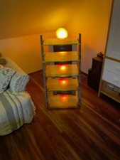 Schroers & Schroers Berlin - Lambda - edles HiFi-TV-Rack - Klarglas/Metall