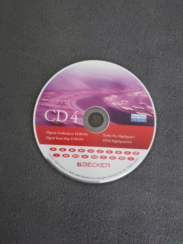 Navigation becker traffic - cd,