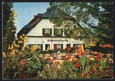 Insel Mainau im Bodensee, Gasthaus Schwedenschenke, Ansichtskarte 