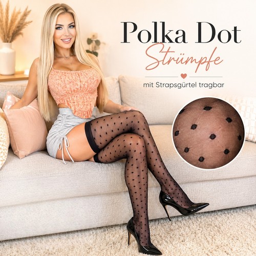 Polka dot den retro - polka,