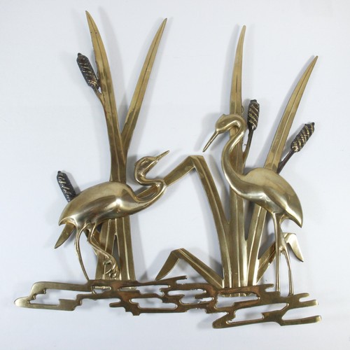 Vintage wandbehang messing - wandbehang,