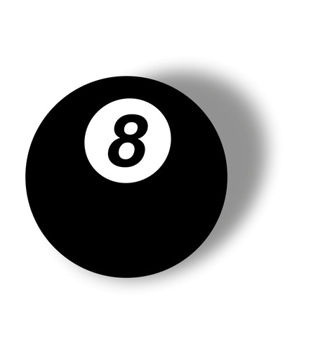 Autoaufkleber eight ball - autoaufkleber, pool