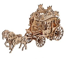 Pferdekutsche 3D Holz Puzzle