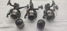 3 Shimano Aero Baitrunner 6000RE Karpfenrollen Freilaufrollen+ 2 x 8000e Spulen