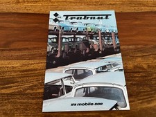 VEB Sachsenring Zwickau Trabant 601 Limousine Universal Prospekt Werbung 1980