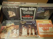 sammlung 200 singles 70-80er jahre rock,pop,soul,disco