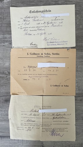 Konvolut stettin 1919 - 3x, 1919-1931