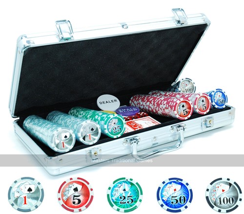 Texas hold deluxe poker set - deluxe,