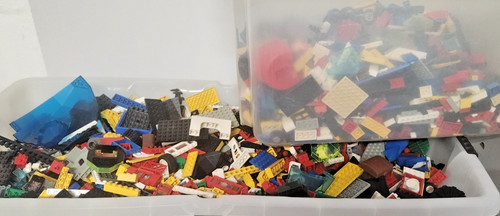 Lego kiloware platten - 9,
