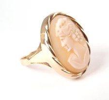 Kamee Gemme Ring 333 Gold -