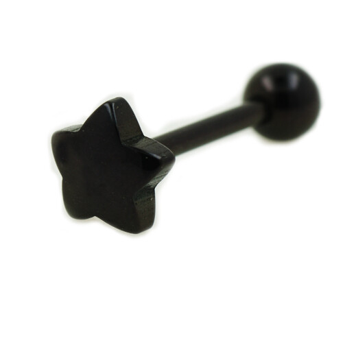 Stern zungen piercing stab - stern,