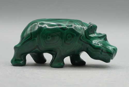 Echter malachit nilpferd hippo - nilpferd,
