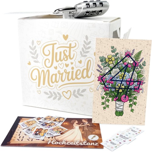 Rätsel geschenkbox hochzeit - rätsel,