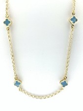 14K verkauft Gelbgold Türkis