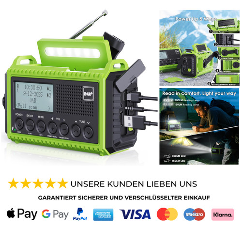 Dab notfallradio mit - notfallradio, akku