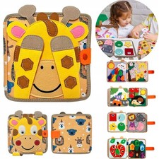 Montessori Quiet Book aus Filz