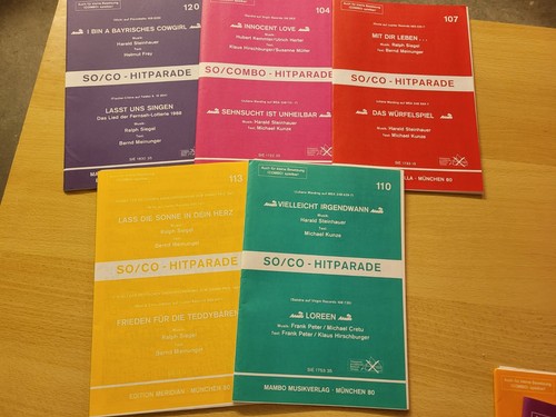 Hitparade notenhefte - so/co,