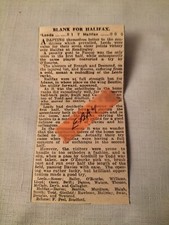 1928 LEEDS gegen HALIFAX Rugby