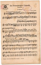 Noten Salonorchester IM SONNENWAGEN GOUNODS (ERNST URBACH)