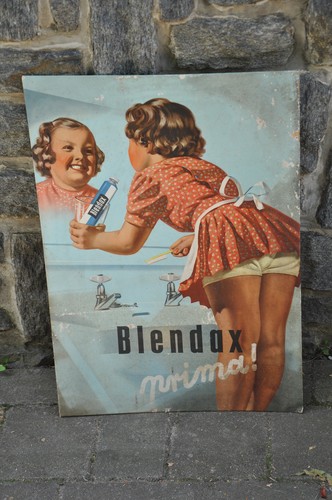 Altes reklameschild 50er j - 40/50er,