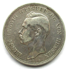 Kaiserreich Hessen  5 Mark