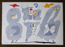 Gerhard Wendland - Farblithografie - " 876 " - 1964 - signiert u. num.