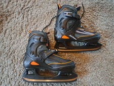 Schlittschuhe Herren Größe 42, Schwarz/Orange