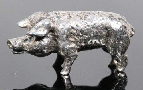 Silber schwein figur 800 pieri - 800,