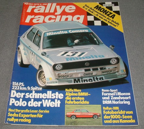 Rallye racing bmw 635 - racing, 10/78
