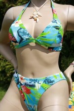 Saison-2023/24 340001 ONeill Marken Neckholder Bikini + Slip Bunt HAWAII in 34 B