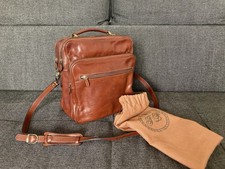 TUSCANY LEATHER Messenger Schulter-Tasche  Umhängetasche Handtasche Ledertasche