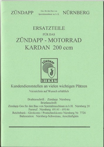 Ersatzteile liste zündapp - liste,,