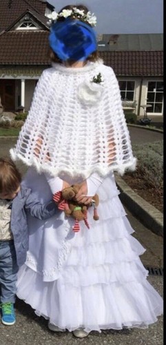 Kommunionkleid poncho und - poncho,