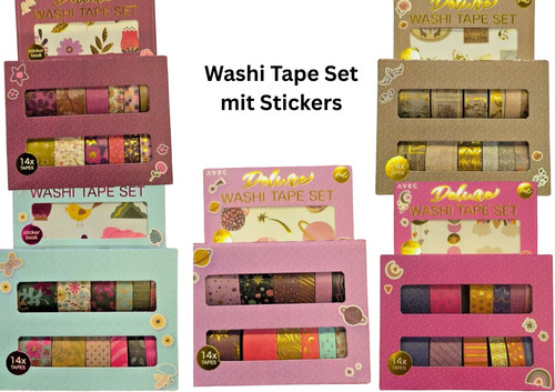 Washi tape set - 14, mit