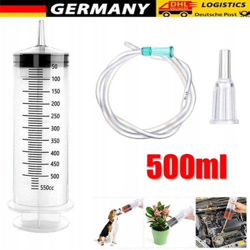 500ml spritze mit - spritze, schlauch