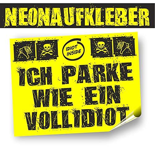 Große aufkleber neonorange - große,