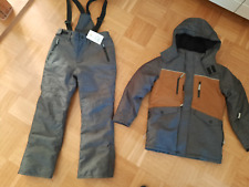 Schneeanzug Yigga Gr. 134/140 teilw. NEU!! grau mit braun